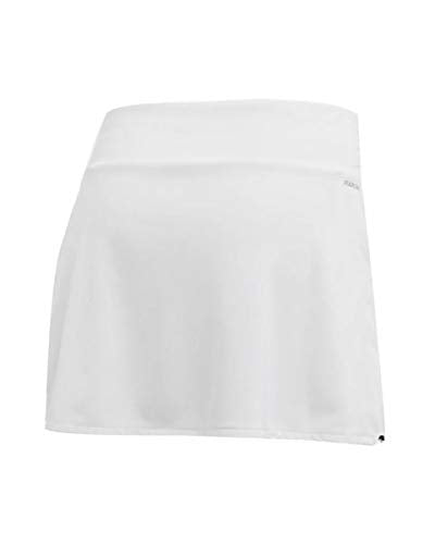 adidas Women's CLUB SKIRT, white/Matte silver/Black, S