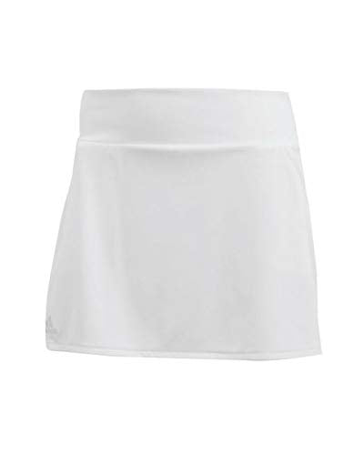 adidas Women's CLUB SKIRT, white/Matte silver/Black, S