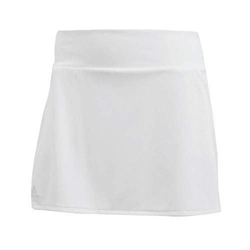adidas Women's CLUB SKIRT, white/Matte silver/Black, S