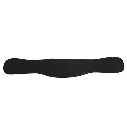 Gerioie Wide Application Fitness Belt, Waist Back Support, Polyester Fiber, Weightlifting Belt, Powerlifting Belt, for Training Accessories Training Equipment(black, M)