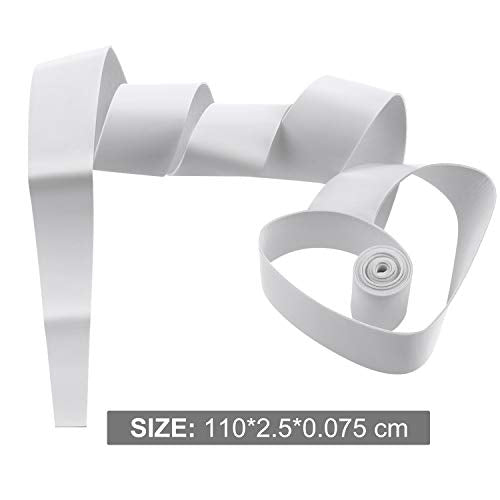 12 Pieces Tennis Badminton Racket Overgrips for Anti-slip and Absorbent Grip (White)