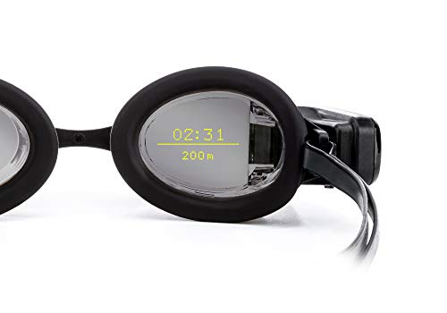 FORM Smart Swim Goggles, Fitness Tracker for Pool, Open Water and Swim Spa with a See-Through Display that Shows your Metrics while Swimming