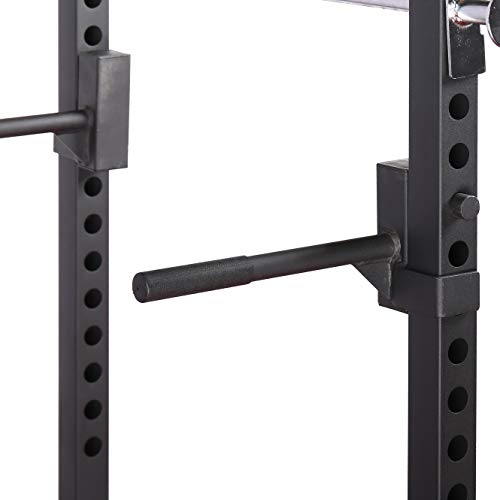 RIP X Heavy Duty Half Power Cage Weight Lifting Squat Rack & Dip Station Tower