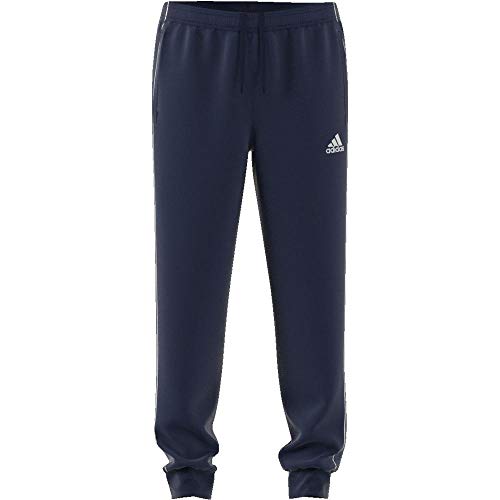 adidas Men Core 18 Sweat Trousers - Dark Blue/White, Medium