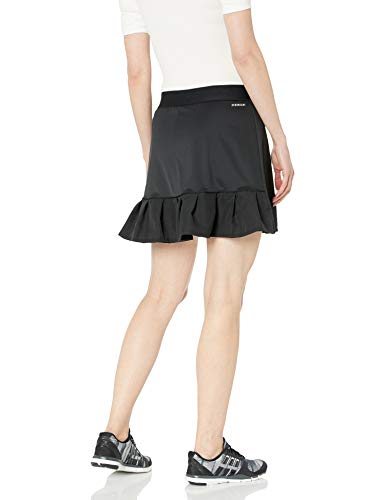 adidas Women's Women Club 16-Inch Long Skirt Black/Matte Silver/Black X-Small