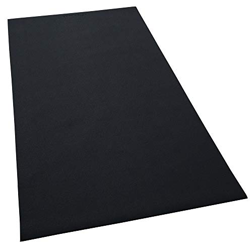 Confidence Fitness Rubber Impact Mat for Treadmills and Other Gym Equipment (Large - 182cm x 76cm)