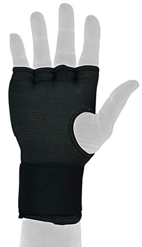 EMRAH E2 Boxing Hand Wraps | Boxing Pro Grip Inner Gloves | Boxing Gel Wraps (BlackYellow, Small)
