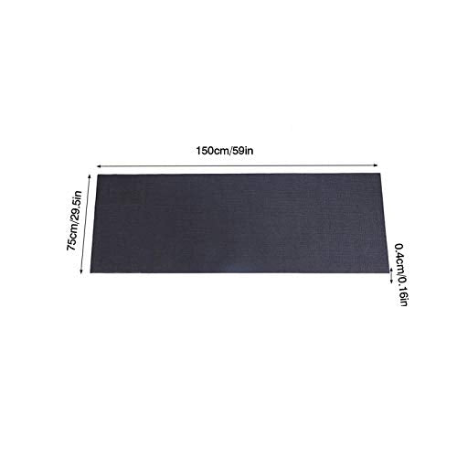 Shock Resistant Exercise Bike/Trainer Floor Protector Mat, Fitness Rubber Impact Mat For Treadmills And Other Gym Equipment Treadmill Mat Gym Floor Mat, Gym Flooring Fitness Equipment Mats