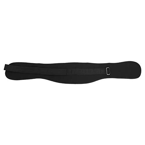 Gerioie Wide Application Fitness Belt, Waist Back Support, Polyester Fiber, Weightlifting Belt, Powerlifting Belt, for Training Accessories Training Equipment(black, M)