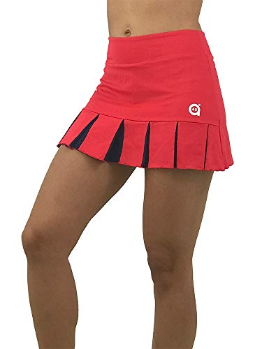 A40Degrees Sport & Style Happy Red Skirt, Women, Tennis and Padel (Paddle) (44 XL) - Gym Store | Gym Equipment | Home Gym Equipment | Gym Clothing