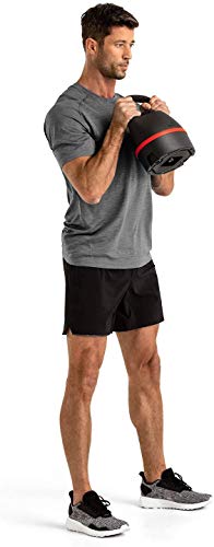 Bowflex Unisex's SelectTech Adjustable Kettlebell, Black/Red, one-size