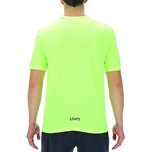 Unleash Your Nature Men's UYN Man Running Airstream OW Shirt SH_SL. Warm Up Jacket, Yellow Fluo, XXL