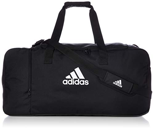 adidas Tiro DU L Gym Duffel Bag - Black/White, NS