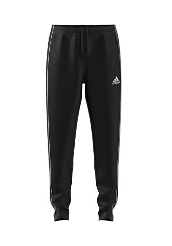 adidas Men Core 18 Training Trousers - Black/White, Large - Gym Store | Gym Equipment | Home Gym Equipment | Gym Clothing