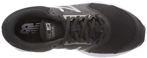New Balance Women's 520 Running Shoes, Black Black White, 4 UK