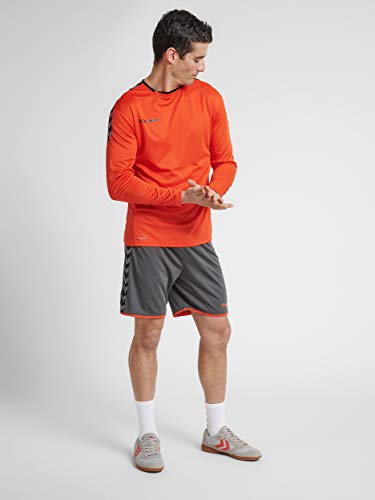 hummel Men's Shorts Hmlauthentic Poly Shorts, Mens, Shorts, 204924-1525-XL, Asphalt, XL
