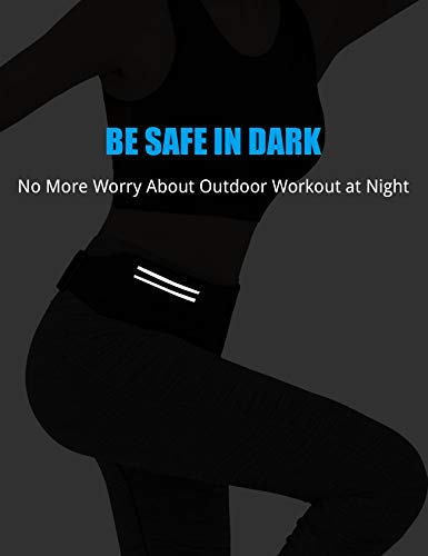 Gisdanchz Running Belt For Women And Men Phone Holder Key Pouch Belt Bag Running Waist Packs Gifts For Moms Running Accessories Walking And Jogging Plus Size Fanny Pack Gym Money Belt Black
