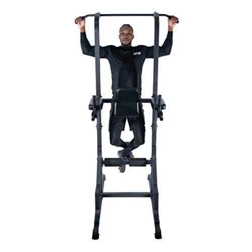 FIT4HOME Pull Up Workout Station | Body Building, Strength Training, Weight Lifting | TF-7509 Black