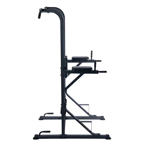FIT4HOME Pull Up Workout Station | Body Building, Strength Training, Weight Lifting | TF-7509 Black