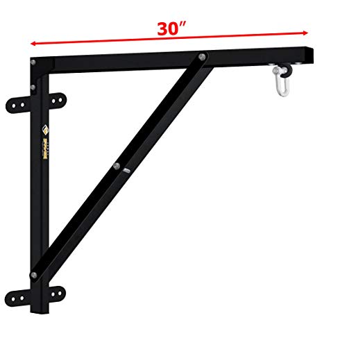 Farabi Punching Bag Wall Mount Punch Bag Wall Bracket Heavy Bag Wall Mount Bracket (2.5-FT (30