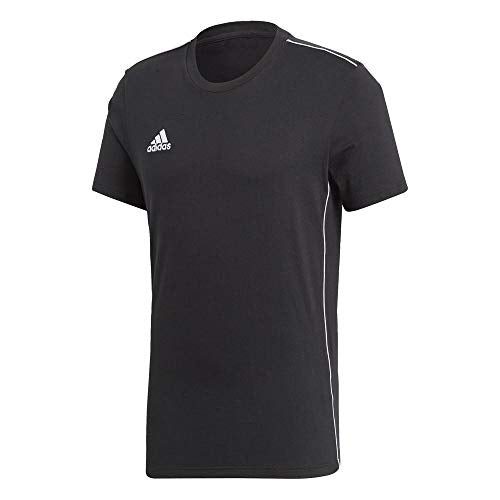Adidas Men's Core 18 T-Shirt,Black/White,Medium