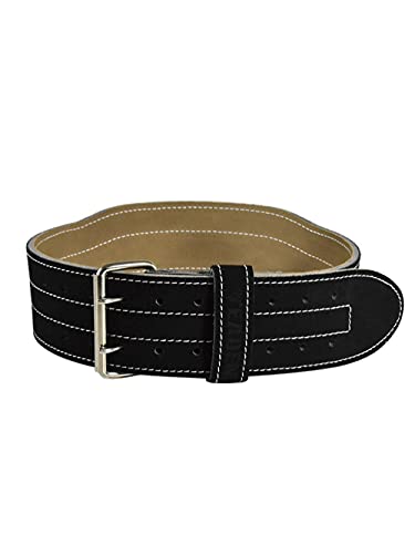 Fitness squat weightlifting leather belt widened sports belt deadlift fitness belt unisex-B_L