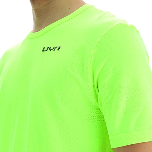 Unleash Your Nature Men's UYN Man Running Airstream OW Shirt SH_SL. Warm Up Jacket, Yellow Fluo, XXL