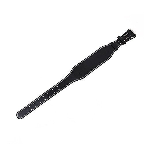 Auntwhale PVC Weight Lifting Belt Powerlifting Belt Protect Waist Lumbar Protection Men Adults Gym Fitness Equipment Black