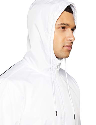 Under Armour Men's Unstoppable Windbreaker Warm-up Top, White/Black/Black (101), X-Large