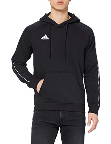 Adidas CE9068 Core 18 Hoodie - Black/White, Medium - Gym Store | Gym Equipment | Home Gym Equipment | Gym Clothing