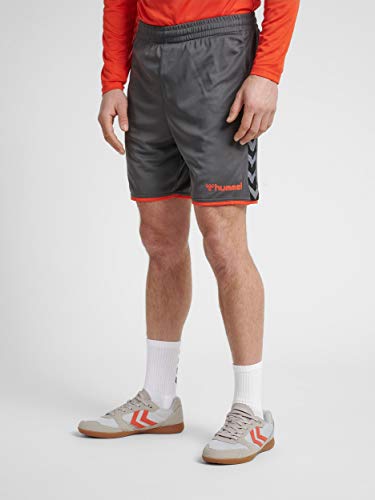 hummel Men's Shorts Hmlauthentic Poly Shorts, Mens, Shorts, 204924-1525-XL, Asphalt, XL