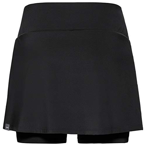 HEAD Women's Club Basic Skirt Long W Skirts, Womens, Skirts, 814539-BK XXL, Black, XXL