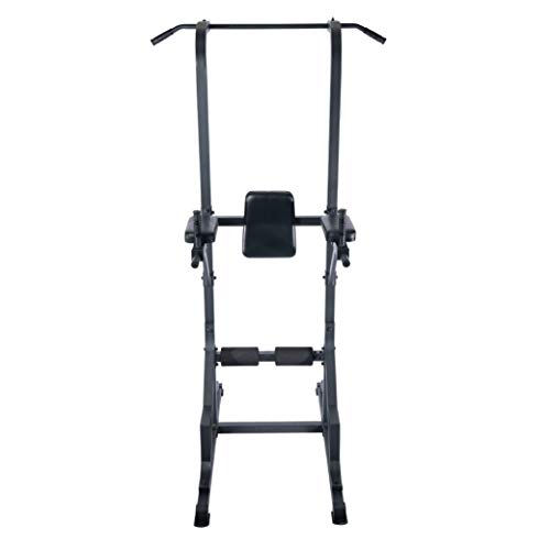 FIT4HOME Pull Up Workout Station | Body Building, Strength Training, Weight Lifting | TF-7509 Black