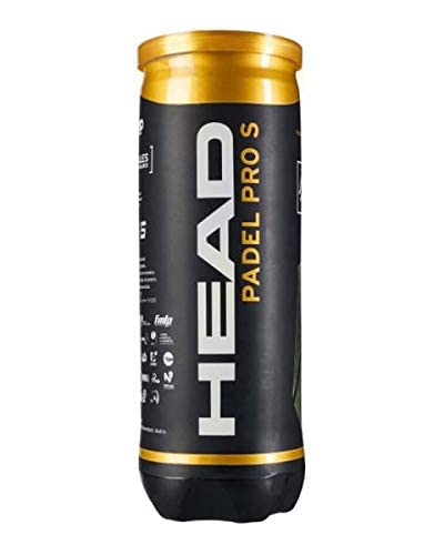 HEAD Padel Pro S Balls, Black, S