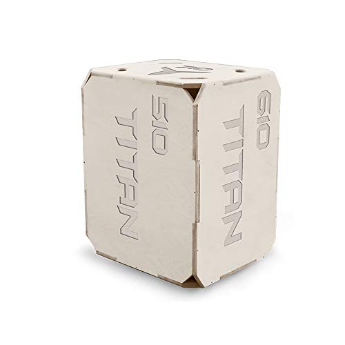 Plyo Box Plyometric Box Wooden Platform for Crossfit, Jump Training, Conditioning, Home fitness Jump trainer, Workout Step Platform Equipment for Fitness, Box-Squats and Steps-up 3 in 1, 50/60/70 cm