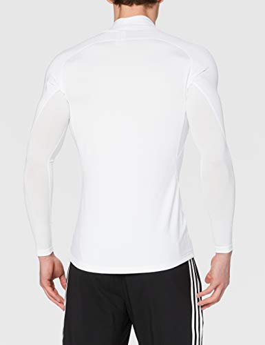 adidas Men's Alphaskin Climawarm Long Sleeve Sweater, White, M
