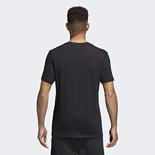 Adidas Men's Core 18 T-Shirt,Black/White,Medium