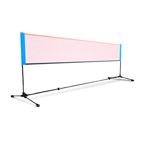 Adjustable Tennis Net Set, Portable Foldable Badminton Volleyball Pickleball Net, Teens Outdoor Sport Training Net with Stand And Carry Bag,3m