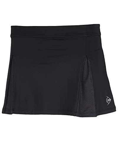 DUNLOP Girls' 71416-164 Club Line Skirt, Black, Size 164