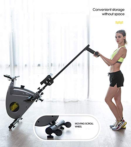 Rowing Machine Exercise Equipment Row Machines for Home Silent Folding Magnetic Rowing Machine Tension Resistance Exercise for Whole Body