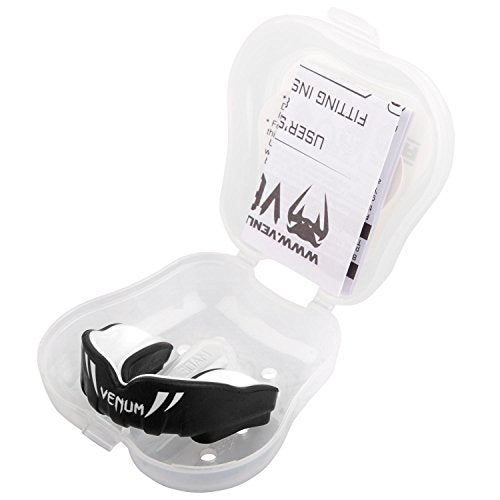 Venum Unisex Child Challenger Mouthguard, Black/White, One Size
