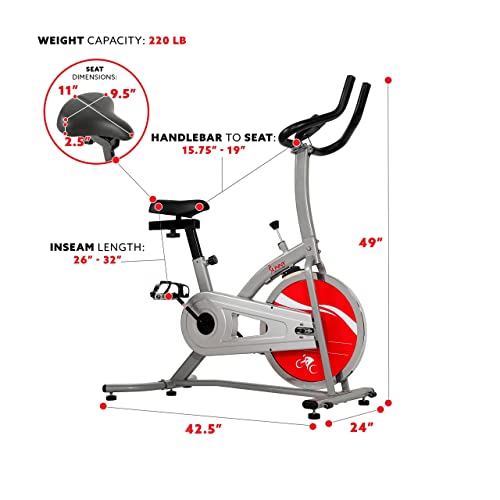 Sunny Health & Fitness Indoor Cycling Bike SF-B1203