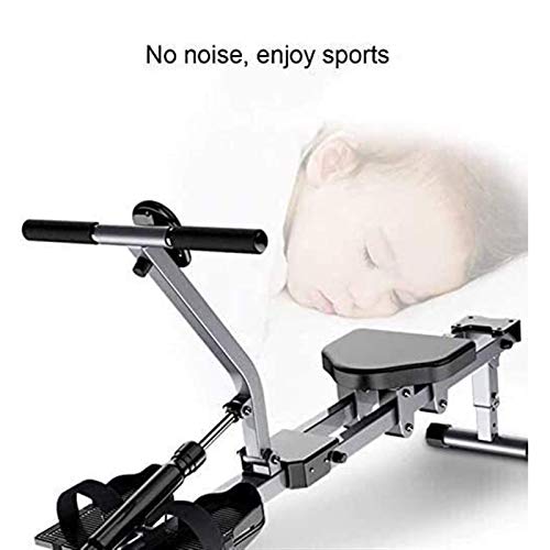 AMZOPDGS Rowing Machines, Rowing Machine Rower,Household Aerobic Rowing Machine Foldable,Adjustable Resistance,Fitness Equipment,Metal Rowing Machine for Home Use Running
