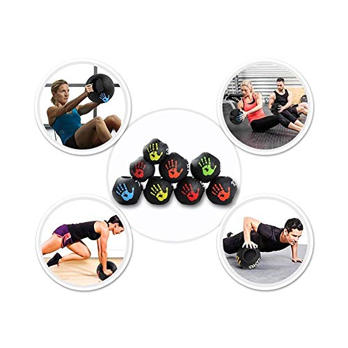 Medicine Balls WXYZ Fitness Double Handle, Rubber Solid Training Ball, Strength Training 3kg, 4kg, 5kg, 6kg, 7kg, 8kg, 9kg, 10kg (Size : 3kg)