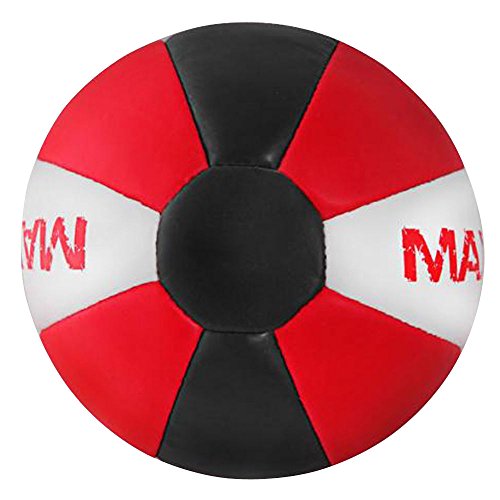 MAXSTRENGTH ® 10 kg Pro Rex Leather Medicine Ball