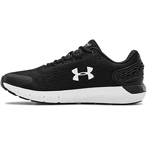 Under Armour Men's Charged Rogue 2 Road Running Shoe, Black White White 004, 10 UK