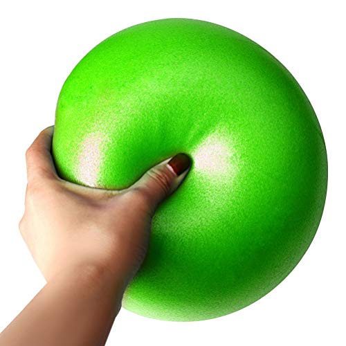 ZHIYE Mini Pilates Ball Yoga Small Exercise Ball Core Fitness Bender, Yoga, Stability, Barre, Training Physical Therapy Anti-Slip Swiss Ball Gym Home