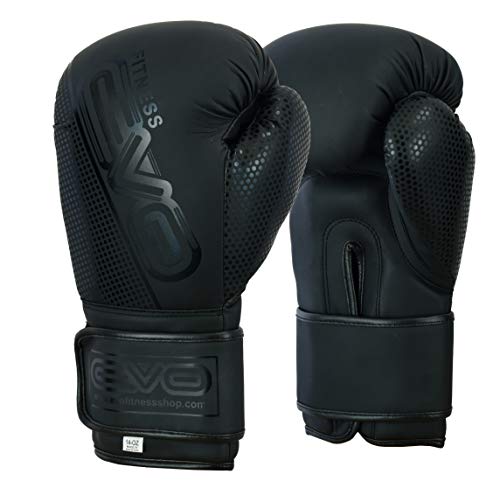 EVO Boxing Gloves (Black EVO Matt, 10 OZ)