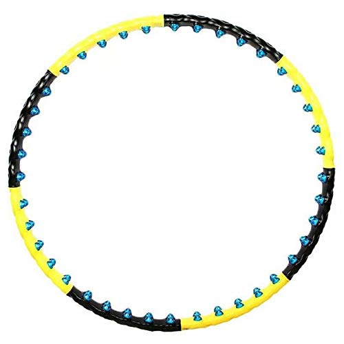 FSJD Hula Hoop Professional Weighted Magnetic Fitness Exercise Massager Workout Abs