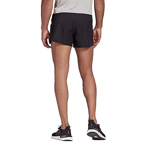 adidas Men's SATURDAY SPLIT Sport Shorts, Black/Grey six, S